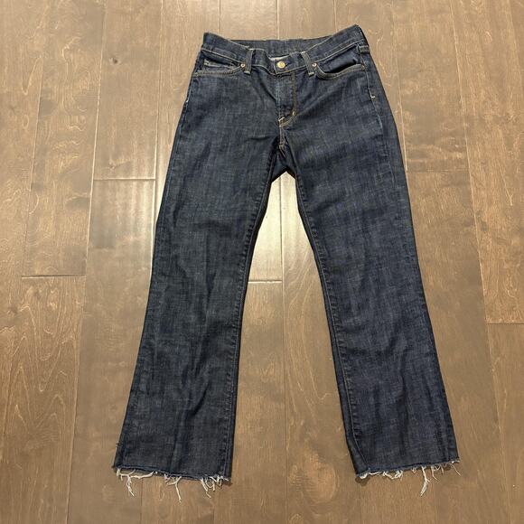 Citizens of Humanity Jeans Womens 28 Blue Amber 263 High Rise Bootcut Raw Hem - Picture 1 of 16